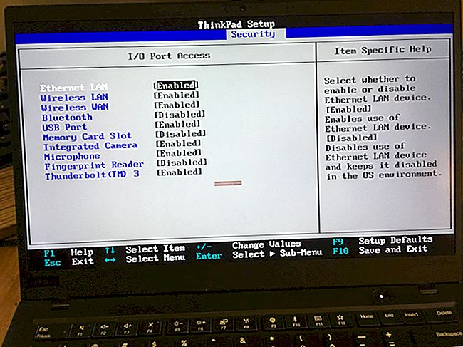 Come disabilitare le connessioni di accesso su un ThinkPad